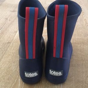 Girls Rubber Tote Rain Boots size 13-1